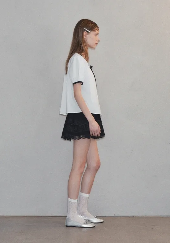 LAFUDGE STORE  |Street Style Short Sleeves Shirts & Blouses