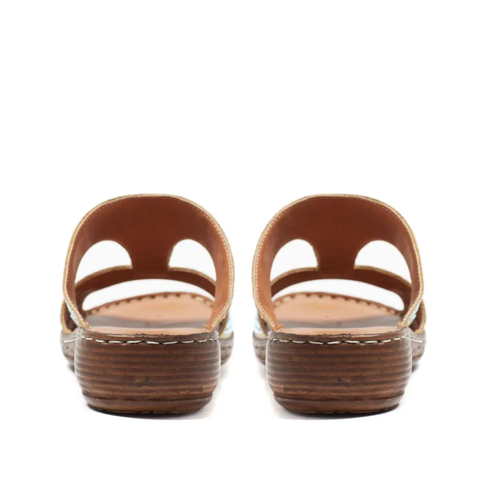 Leather Mule Sandals - LUCK37013 / 323 961