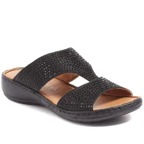 Leather Mule Sandals - LUCK37013 / 323 961