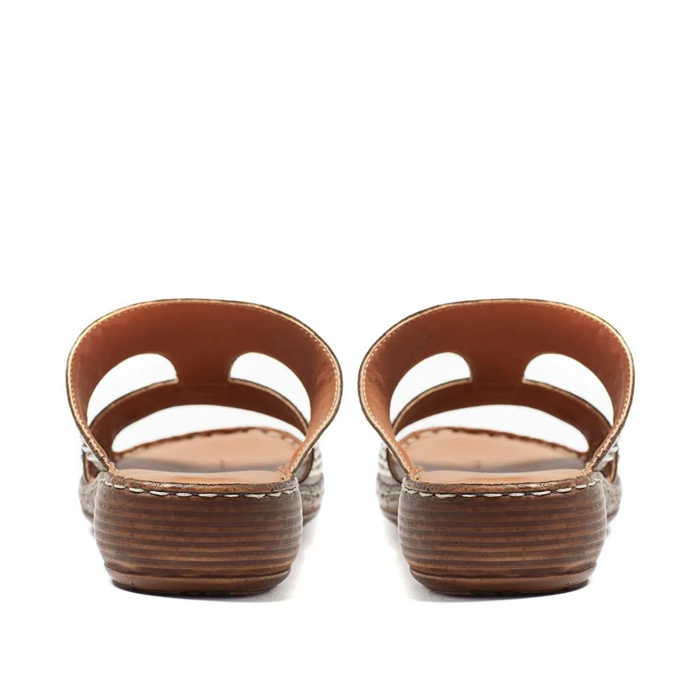 Leather Mule Sandals - LUCK37013 / 323 961