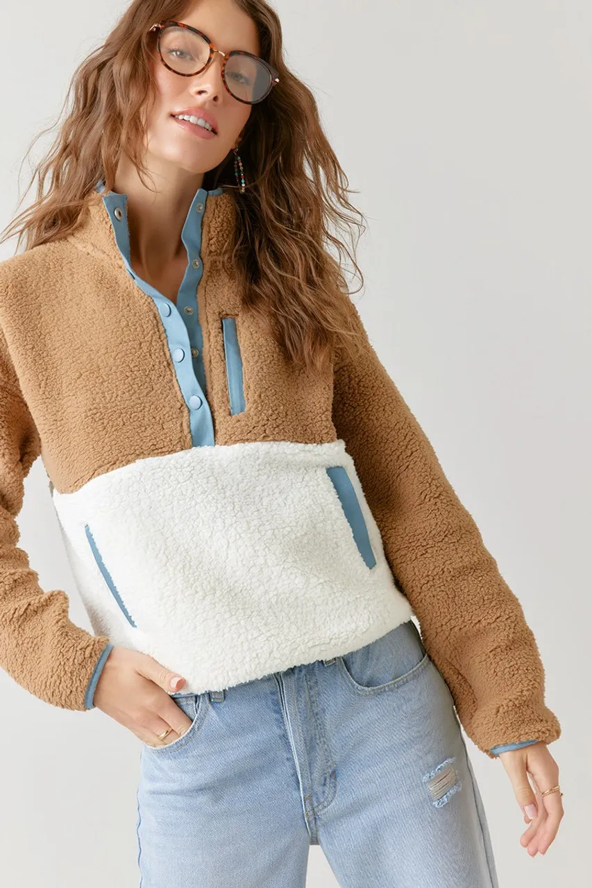 Lilah Colorblock Wubby Sweater