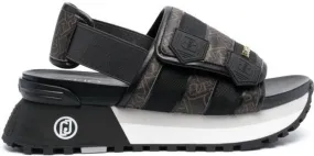 LIU JO 60mm strap chunky sandals Black