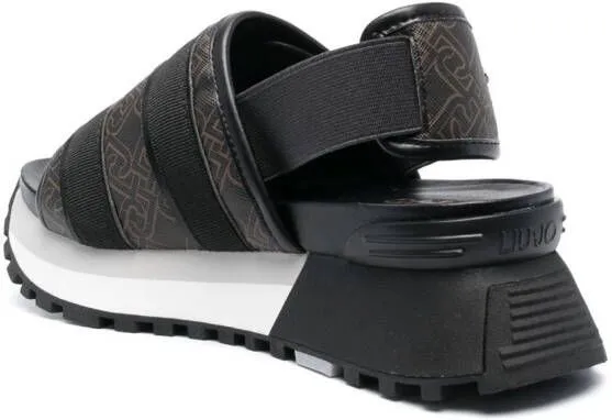 LIU JO 60mm strap chunky sandals Black