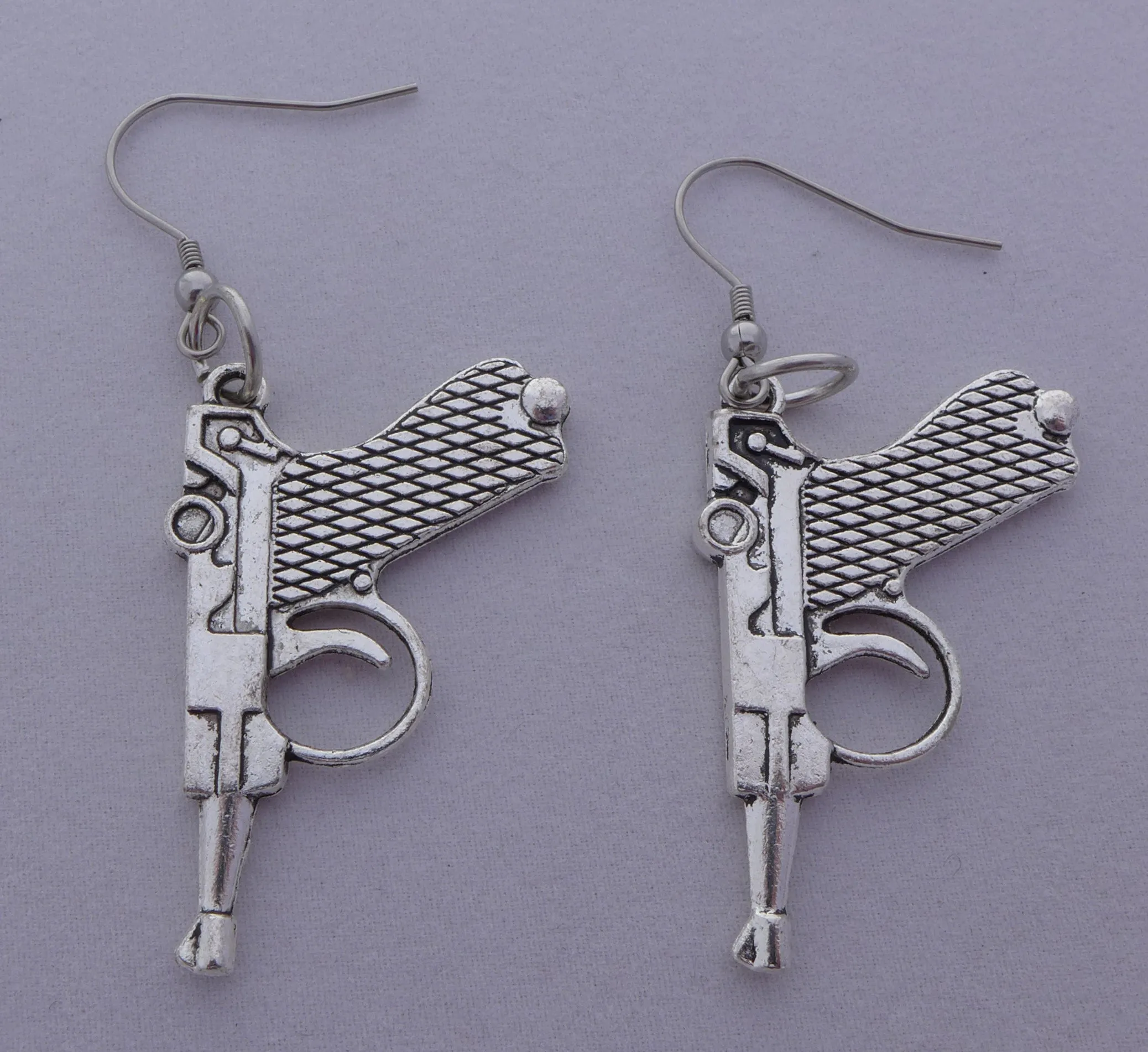 Machine Gun Earrings