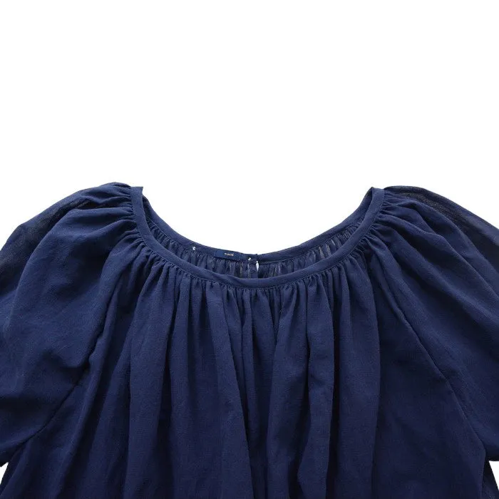 Makié Woman Samantha Chiffon Blouse Navy