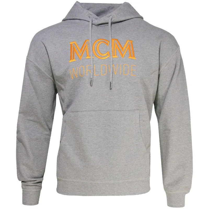 Men's MCM Worldwide Logo Hoodie, Grey