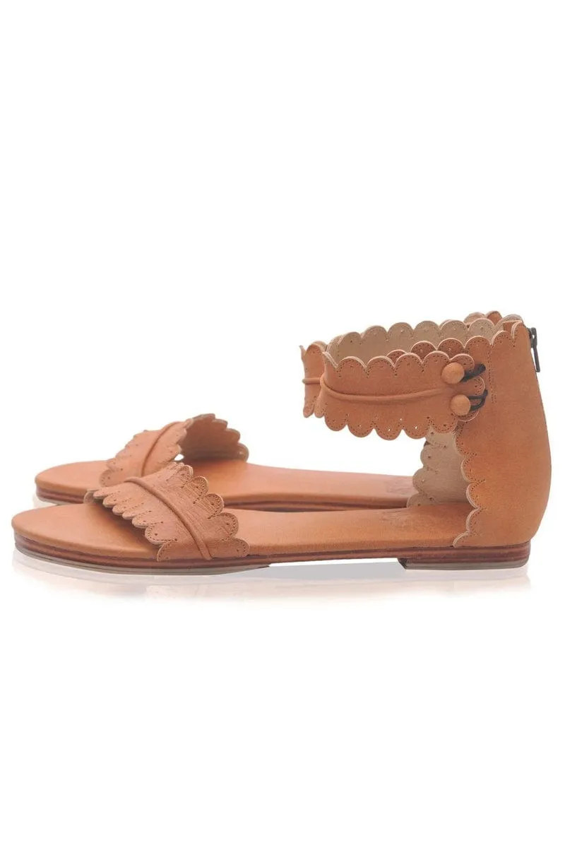 Midsummer Sandals in Light Tan