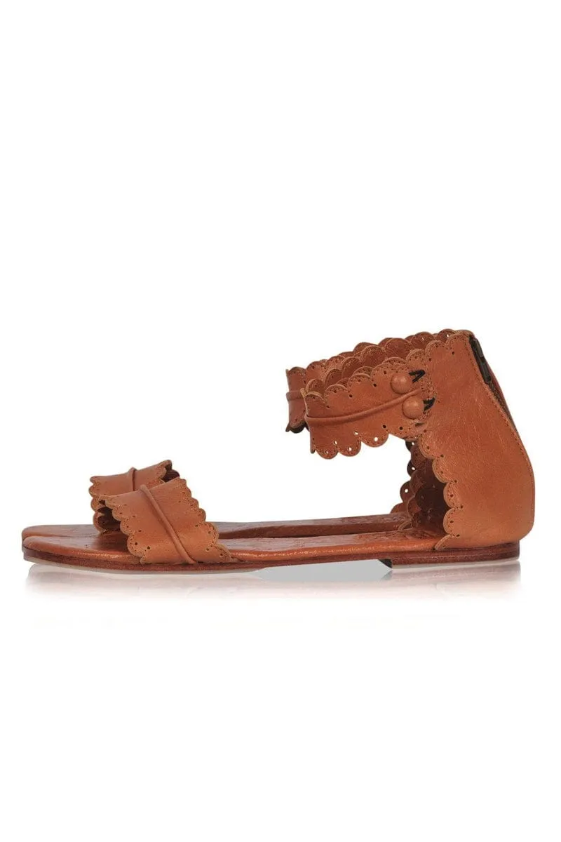 Midsummer Sandals in Light Tan