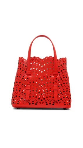 Mina 16 Bag in Vienne Wave Calfskin - Red