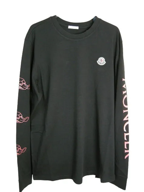 MONCLER  |Size M-XXXL ◆MONCLER LS TSHIRT Long sleeve T-shirt Black Men