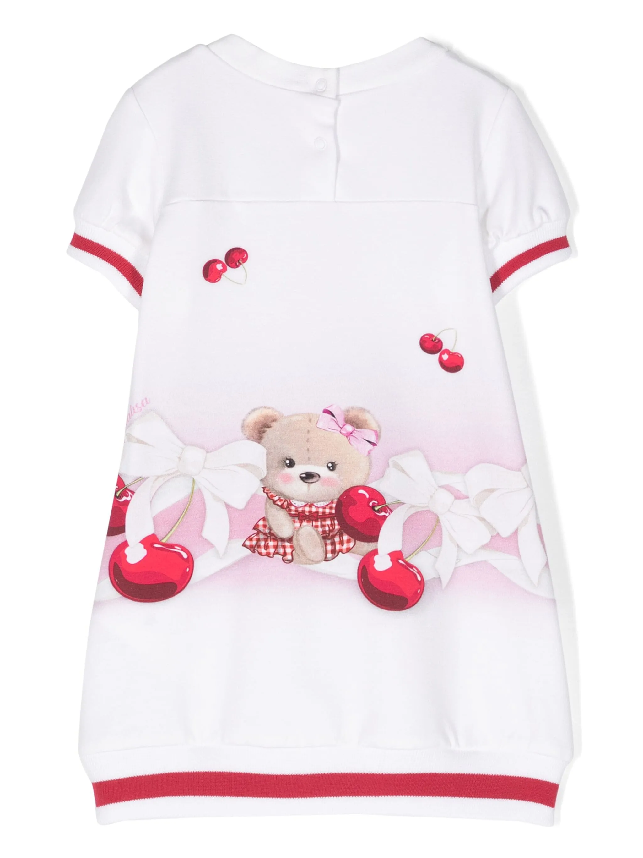 Monnalisa Baby Bears & Cherries Dress