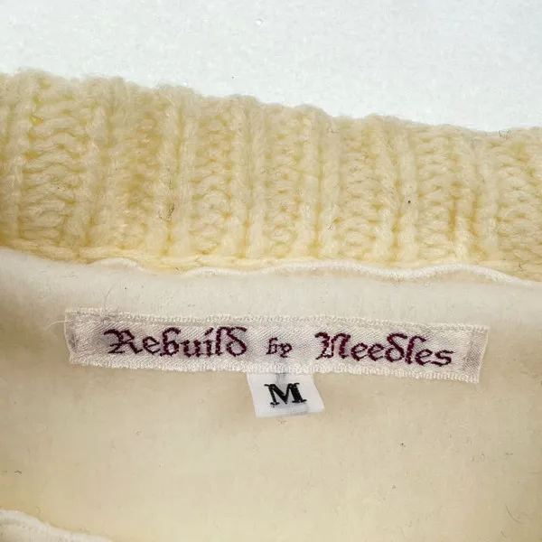 Needles Rebuild Cream Sweater 