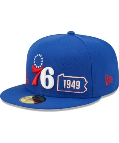 New Era Men's NBA Philadelphia 76ers Fall 22 Identity 59FIFTY Fitted Hat