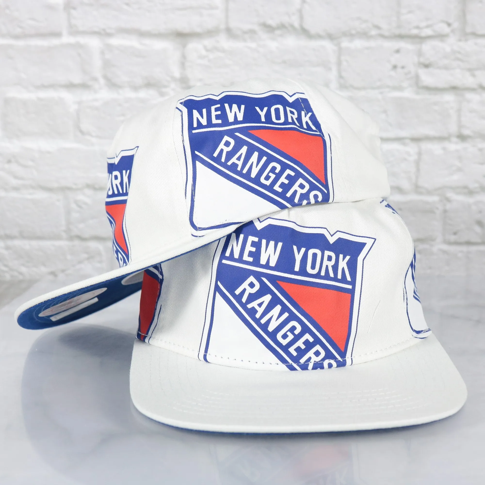 New York Rangers NHL In Your Face Deadstock Royal bottom | White Snapback Hat