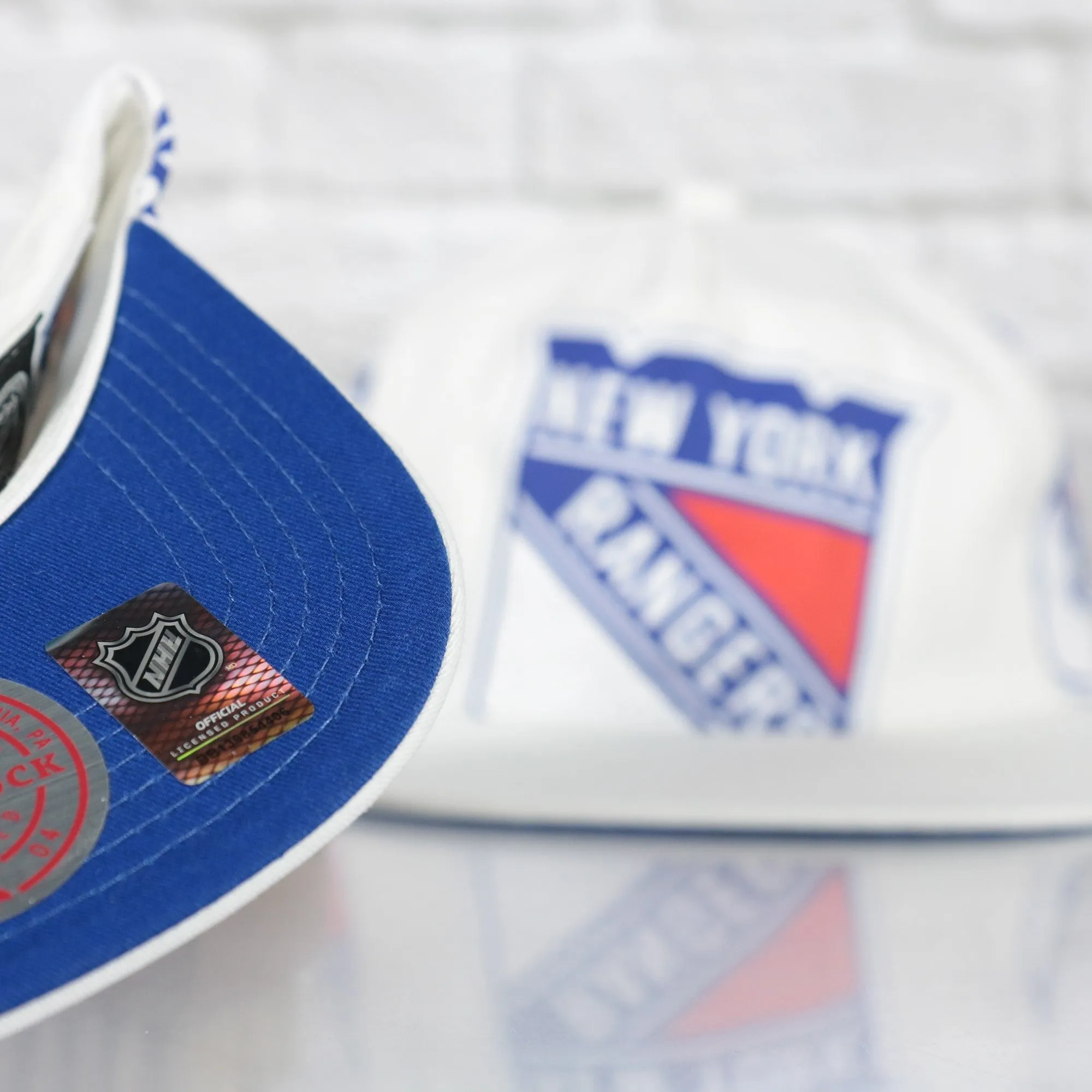 New York Rangers NHL In Your Face Deadstock Royal bottom | White Snapback Hat