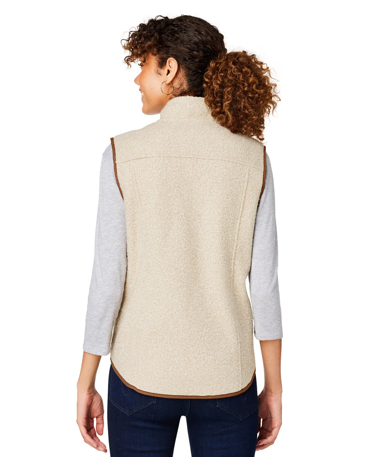 North End NE714W Ladies' Aura Sweater Fleece Vest