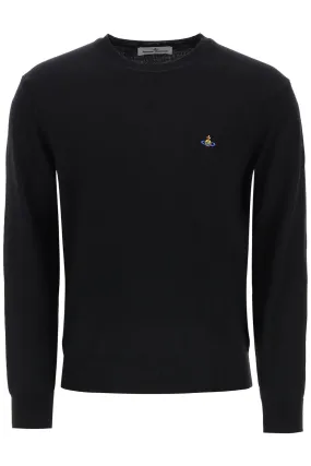 Orb Embroidered Crew Neck Sweater