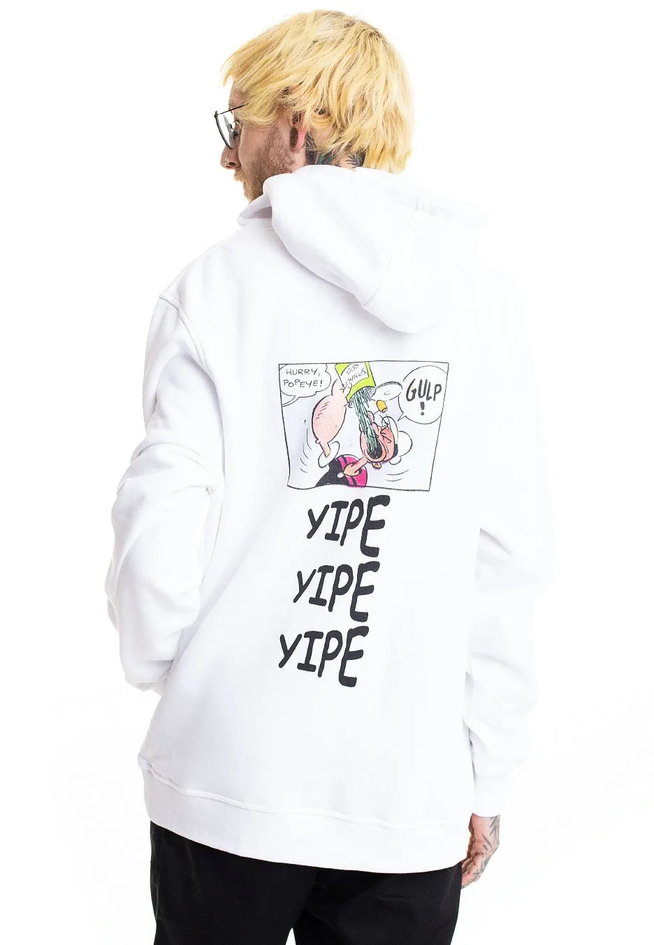 Popeye - Gulp White - Hoodie