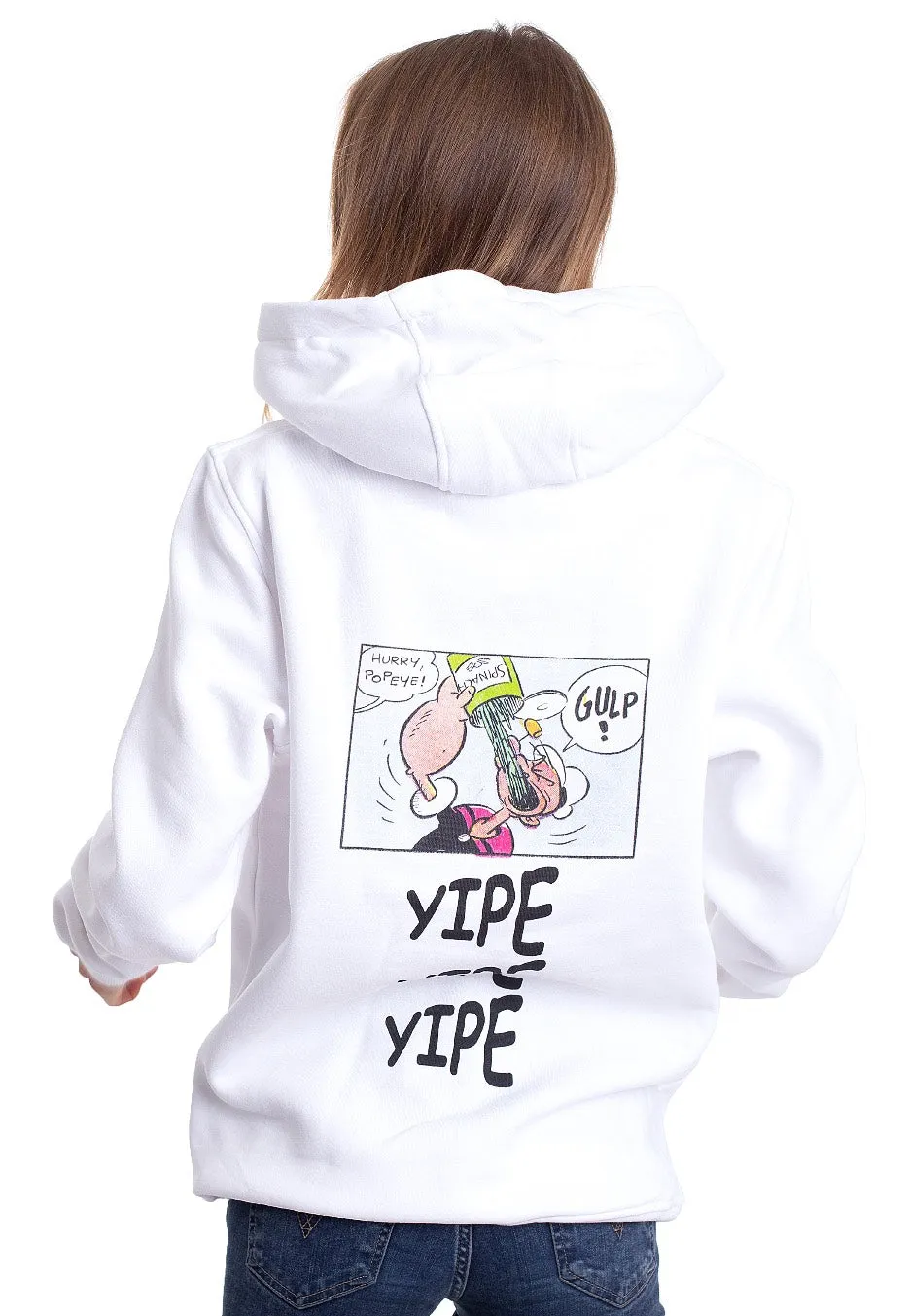 Popeye - Gulp White - Hoodie