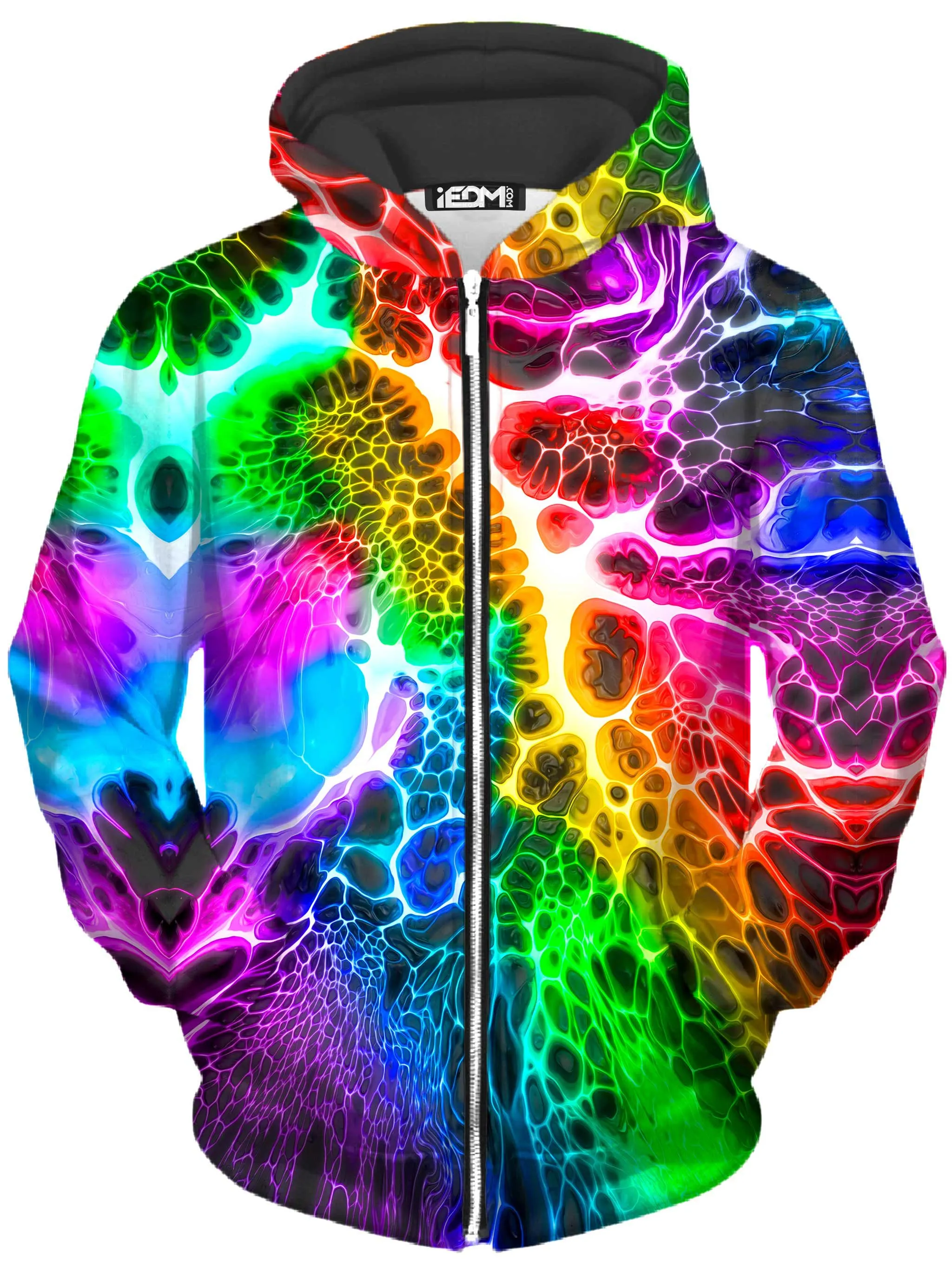 Rainbow Reef Unisex Zip-Up Hoodie