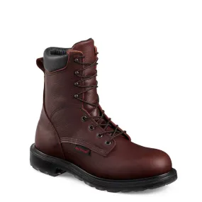 Red Wing Men's 2408 SuperSole 8 Inch Safety Toe Lace-Up Work Boots