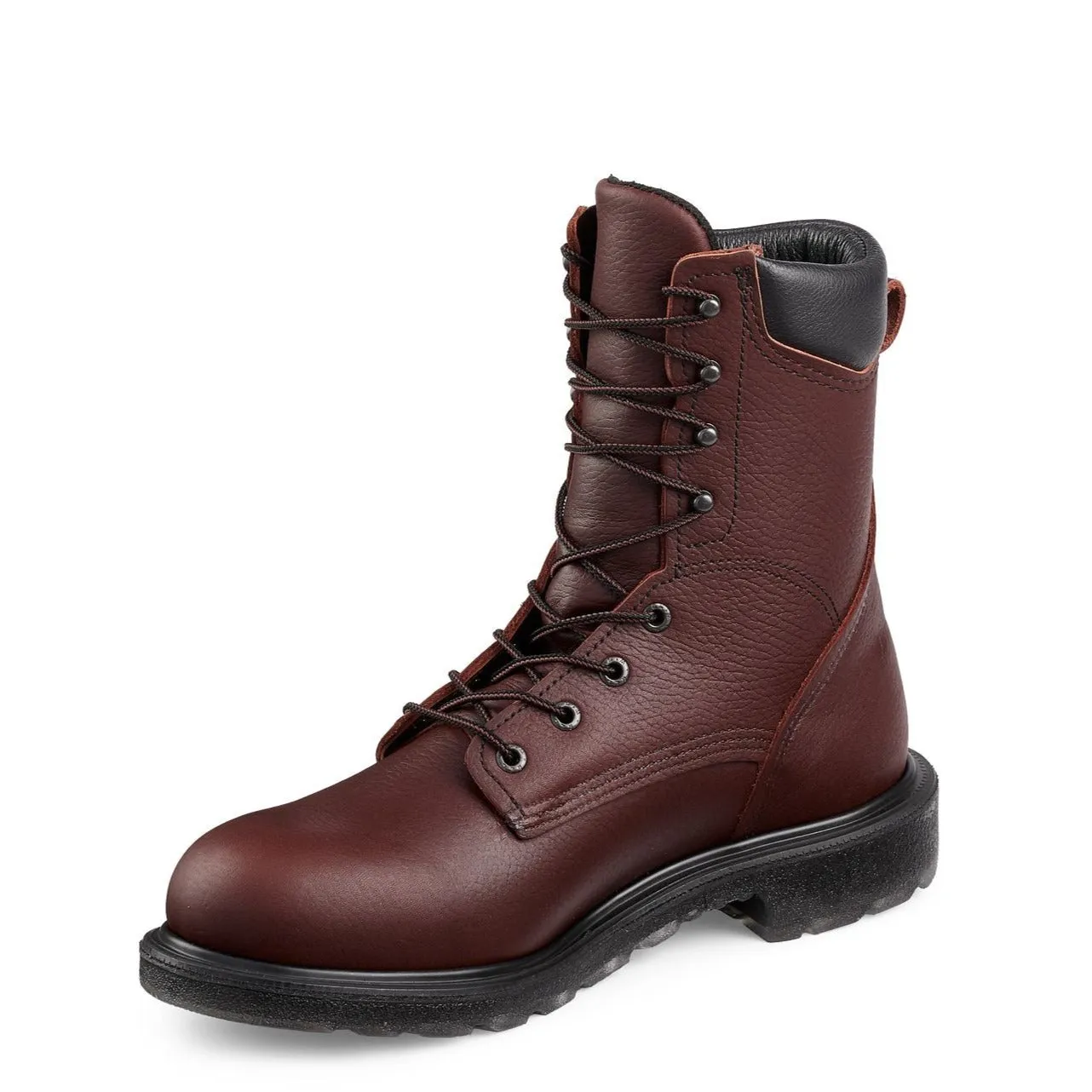 Red Wing Men's 2408 SuperSole 8 Inch Safety Toe Lace-Up Work Boots