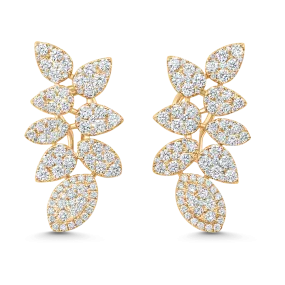 Reverie Couture Diamond Cluster Earrings