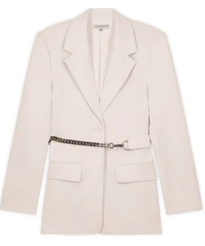 Section 101 Women's Neutrals Lainey Blazer- Tan