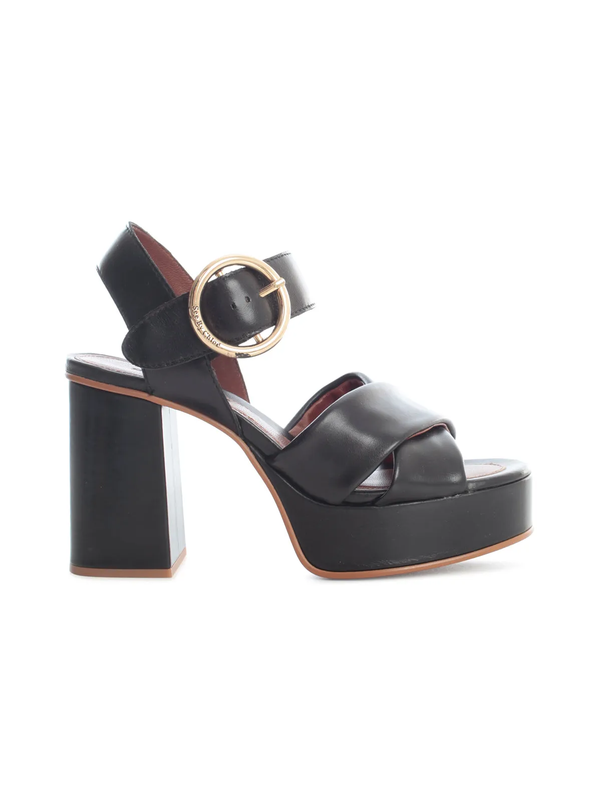 See By Chloé Buckle-Strap Platform Sandals