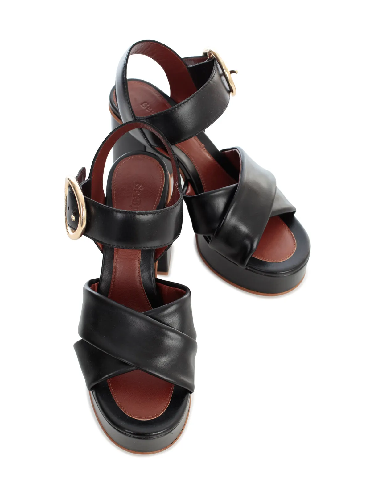 See By Chloé Buckle-Strap Platform Sandals