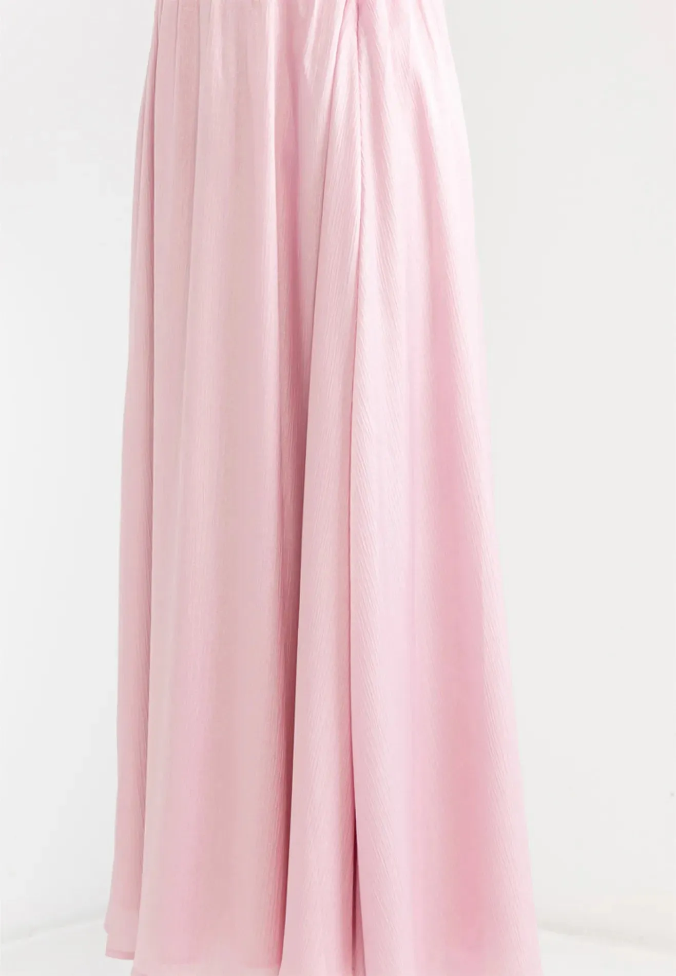 Silky Flare Maxi Skirt