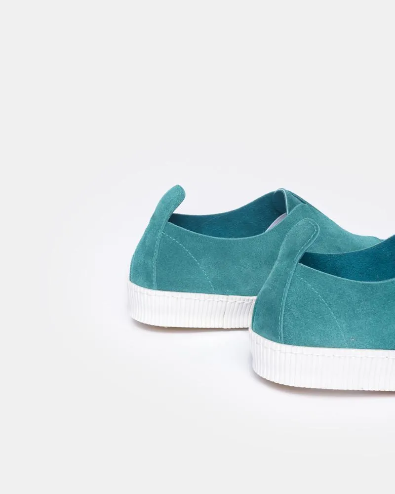 Slip On Sneaker in Aqua