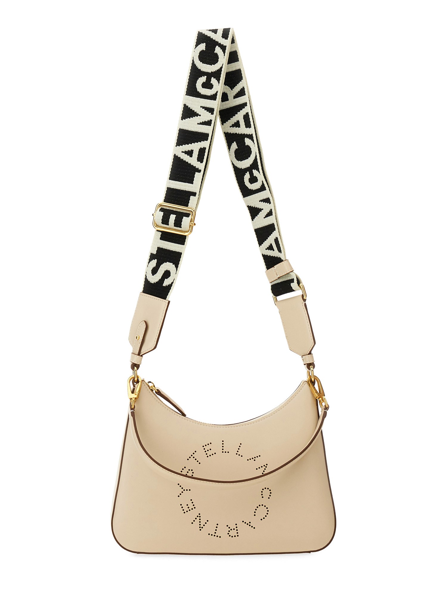 STELLA McCARTNEY    SMALL LOGO SHOULDER BAG IN ALTER NAPPA LEATHER