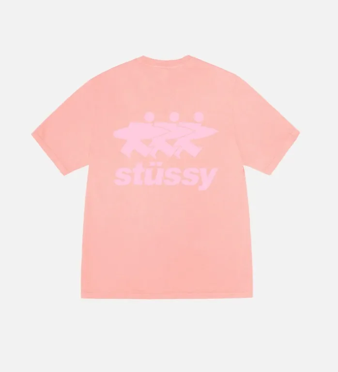 STUSSY  |Sweat Street Style Collaboration Logo Skater Style T-Shirts