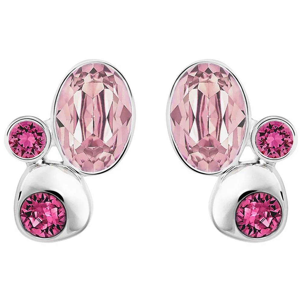 Swarovski Crystal Pierced Studs Earrings CALMLY, Rosaline -5101323