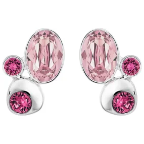 Swarovski Crystal Pierced Studs Earrings CALMLY, Rosaline -5101323