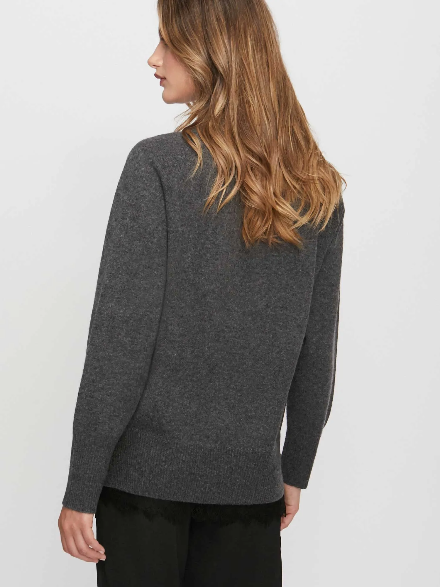 The Lace Vee Looker Pullover