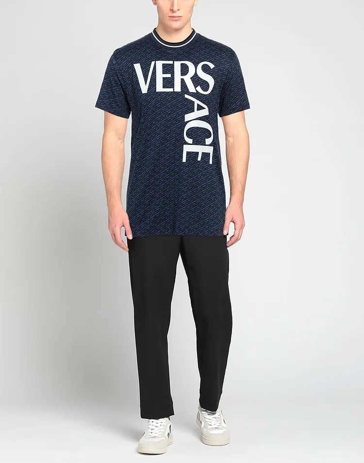 VERSACE  |Short Sleeves Logo Luxury T-Shirts