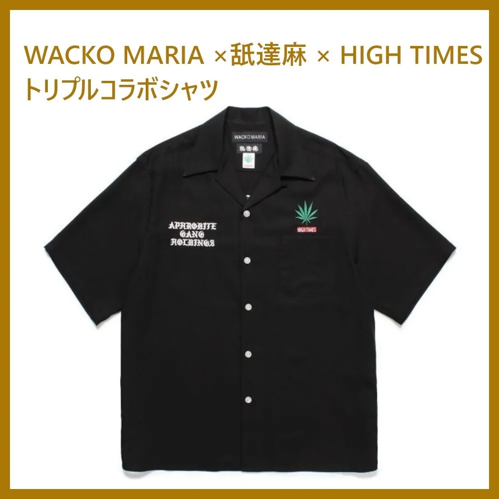 WACKO MARIA  |Short Sleeves Logo Shirts