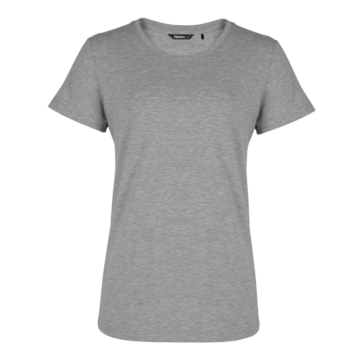 Women's Basis Short Sleeve T Mid Grey Marl