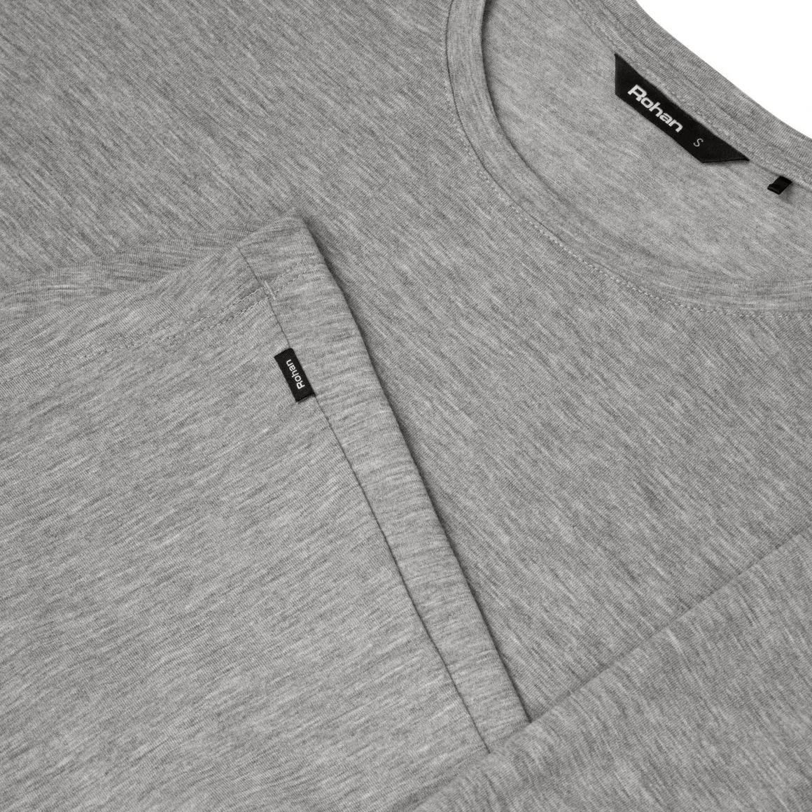 Women's Basis Short Sleeve T Mid Grey Marl