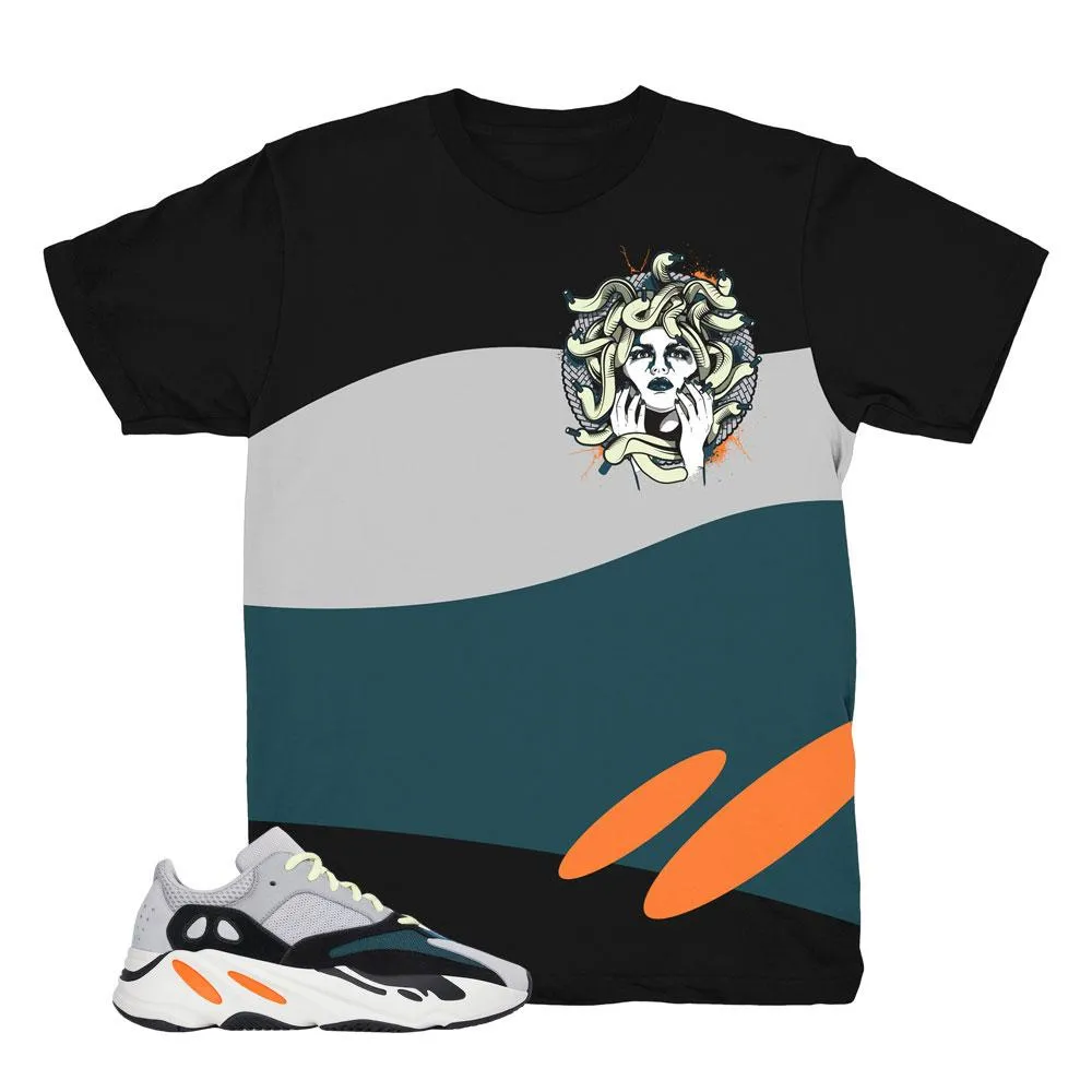 Yeezy 700 Wave Runner Medusa Black Shirt